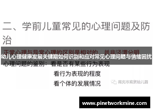 幼儿心理健康发展关键期如何识别和应对常见心理问题与情绪困扰